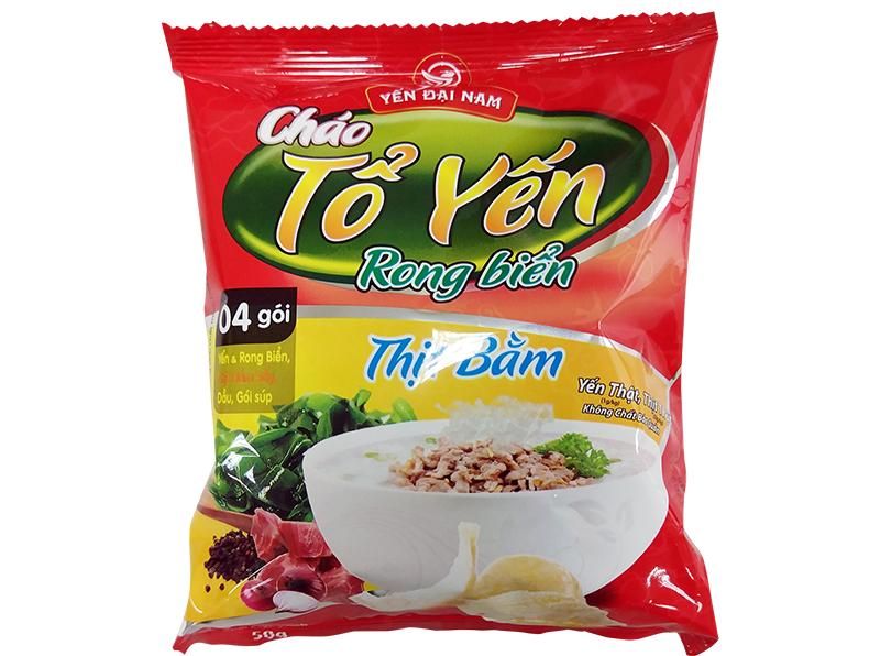 CHÁO YẾN RONG BIỂN THỊT BẰM 50GR X 30 GÓI (THÙNG)