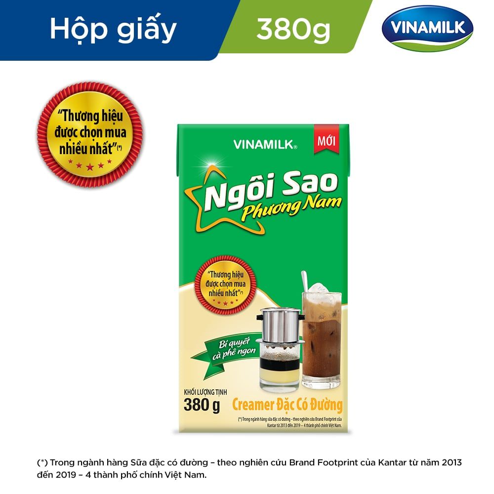 SỮA NGÔI SAO PHƯƠNG NAM HỘP GIẤY 380G X 24 HỘP/TH