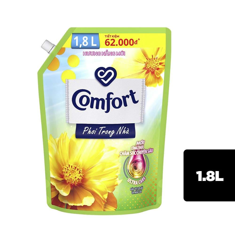 COMFORT HƯƠNG NẮNG MỚI TÚI 1.8L*3 TÚI (PHƠI TRONG NHÀ)