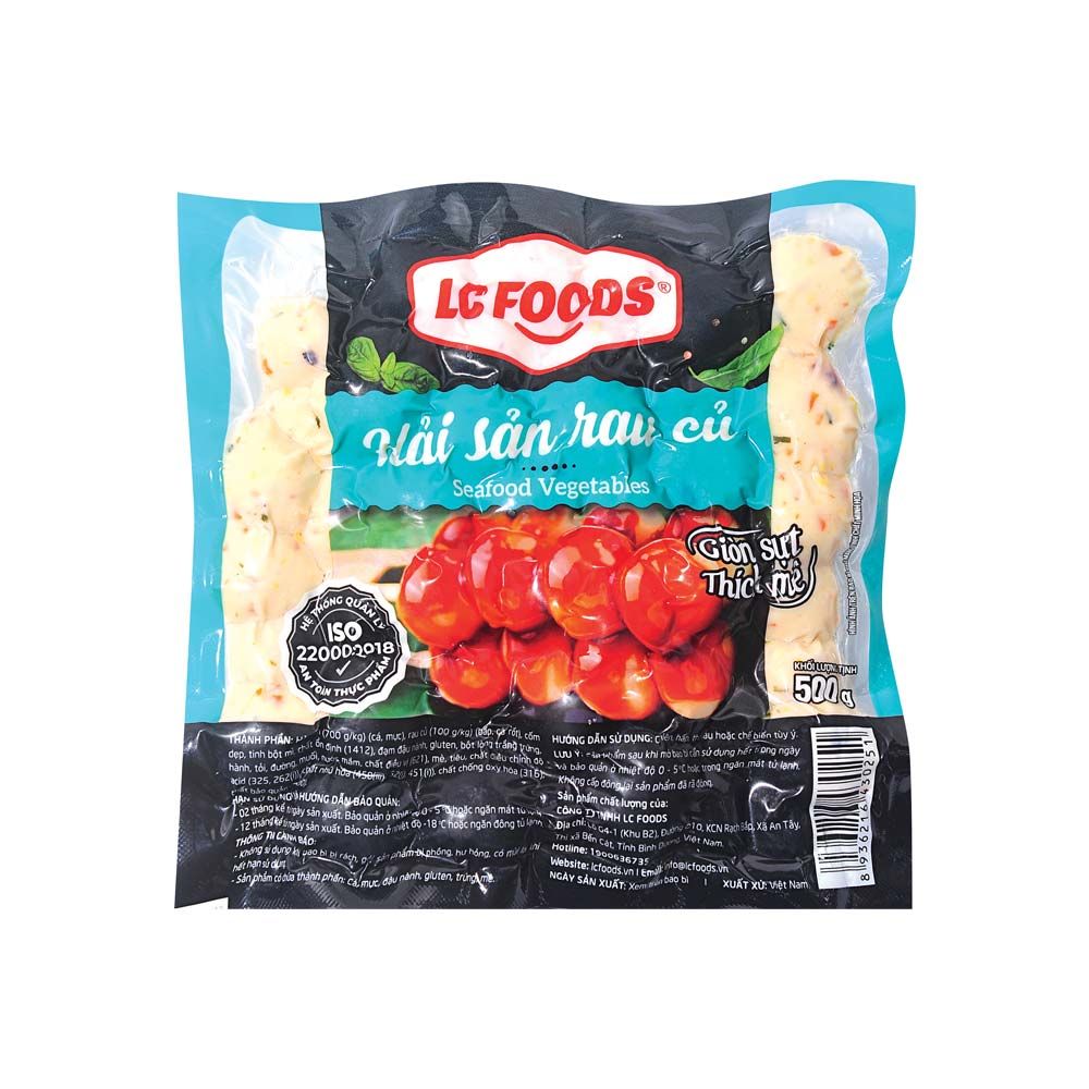 HẢI SẢN RAU CỦ 500G 160V*42 GÓI