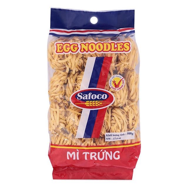 MÌ TRỨNG SAFOCO ĐẶC BIỆT 500G X 20 GÓI