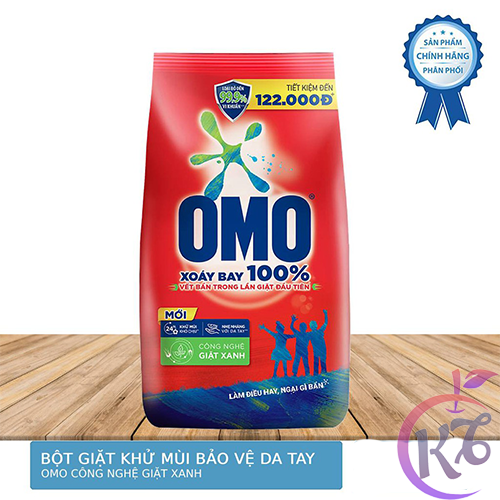 BỘT GIẶT OMO ĐỎ 2.9 KG*4 GÓI