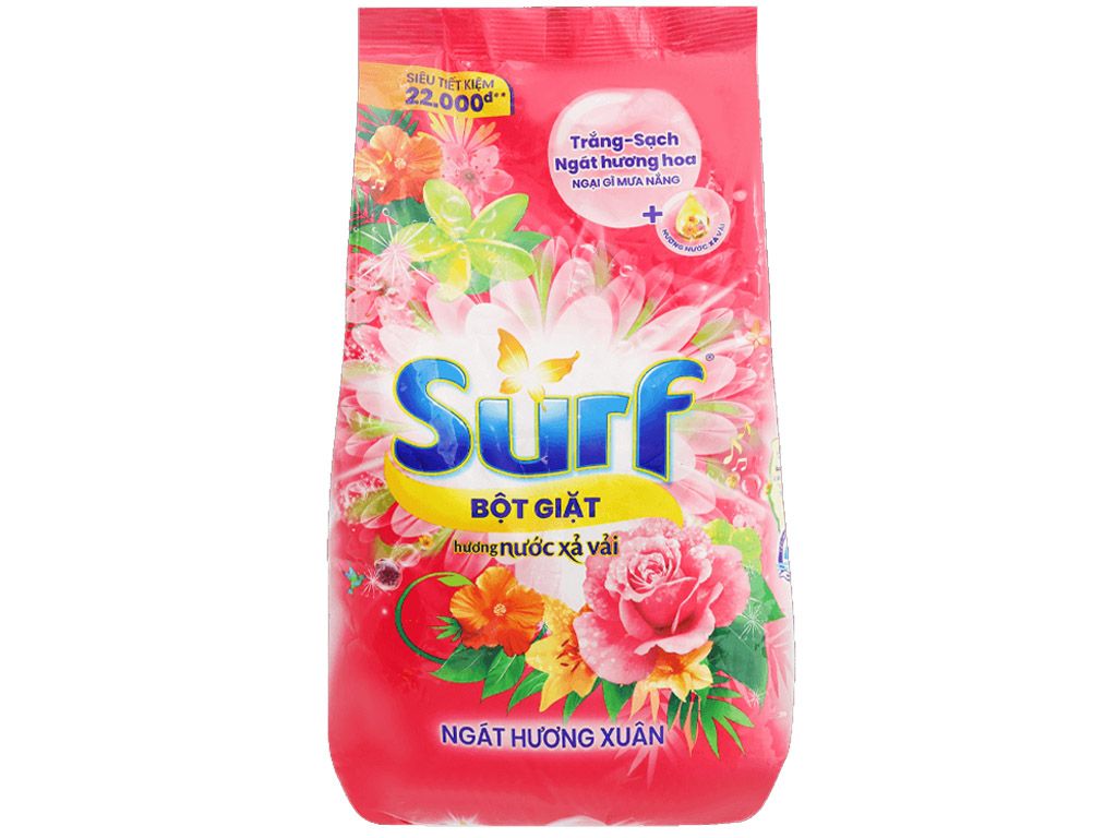BỘT GIẶT SURF (HƯƠNG XUÂN) 5.5 KG X 3 BỊCH