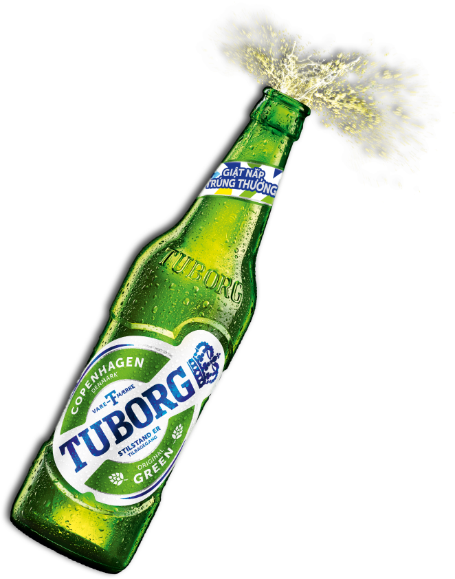 TUBORG CHAI 330ML- HÀNG TRÚNG THƯỞNG