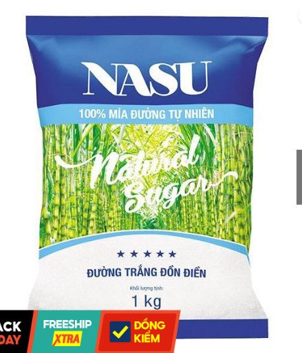 ĐƯỜNG TRẮNG NASU TÚI 1KG*20 TÚI/BAO
