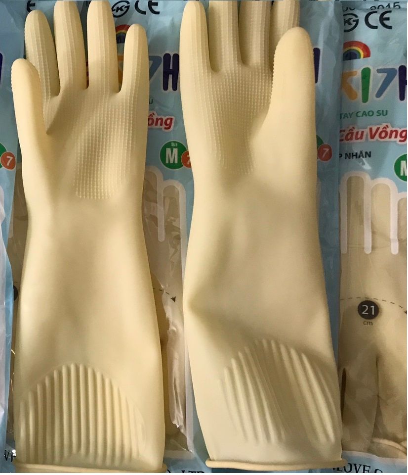 GĂNG TAY CAO SU HÀN QUỐC SIZE L