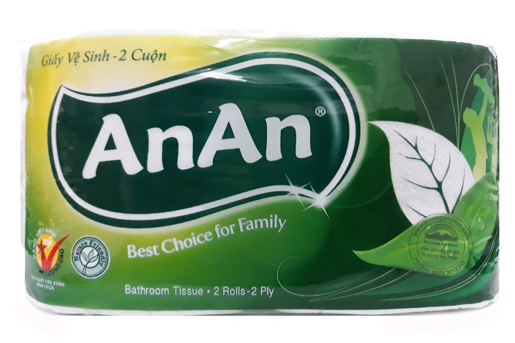 GIẤY CUỘN AN AN (BÀNH) * 10 LỐC