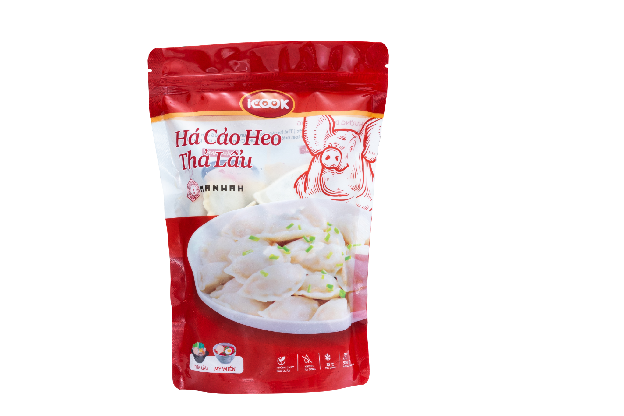 Há cảo heo iCOOK 500g