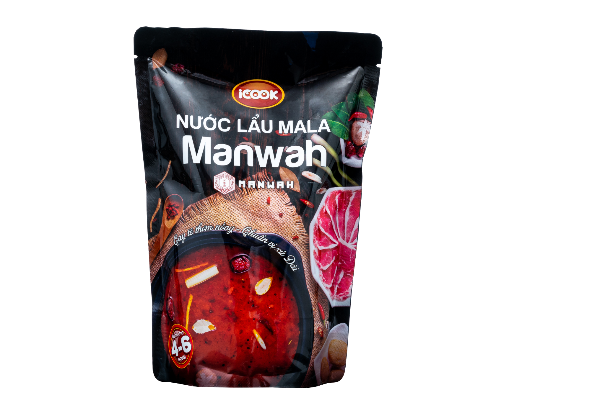 Gói lẩu iCook Mala-Manwah iCook 1000ml
