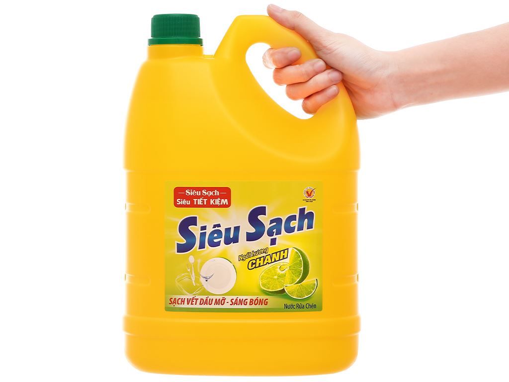 NƯỚC RỬA CHÉN SẠCH HƯƠNG CHANH LIX 3.8 KG X 3 CAN