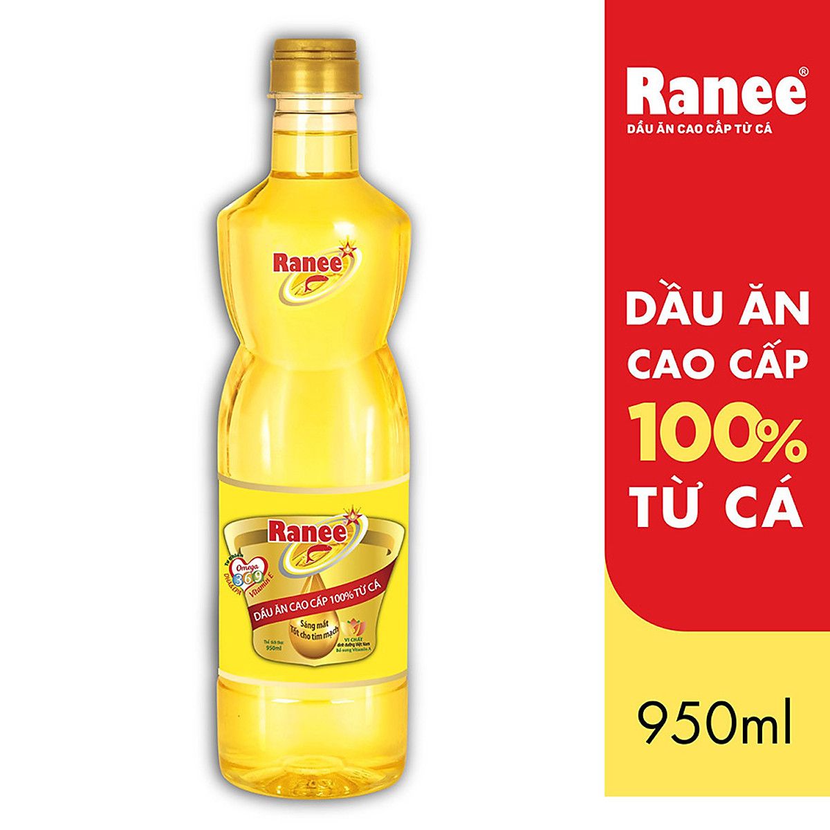 DẦU CÁ RANEE 950ML (THÙNG 12 CHAI)