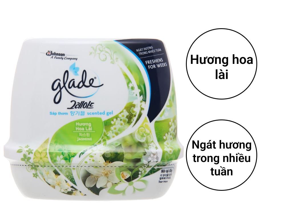 SÁP THƠM HƯƠNG HOA LÀI GLADE 180GR X 6 CẶP