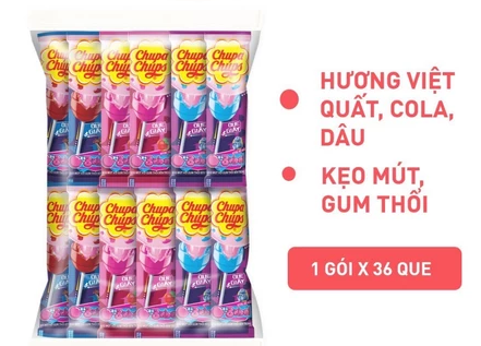 Kẹo Mút Chupa Chups Với Gum Thổi Big Babol