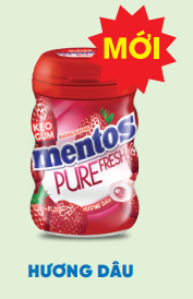 Kẹo Gum Không Đường Mentos Pure Fresh