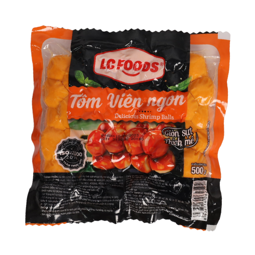 TÔM VIÊN NGON LC FOODS 500G X 30 GÓI