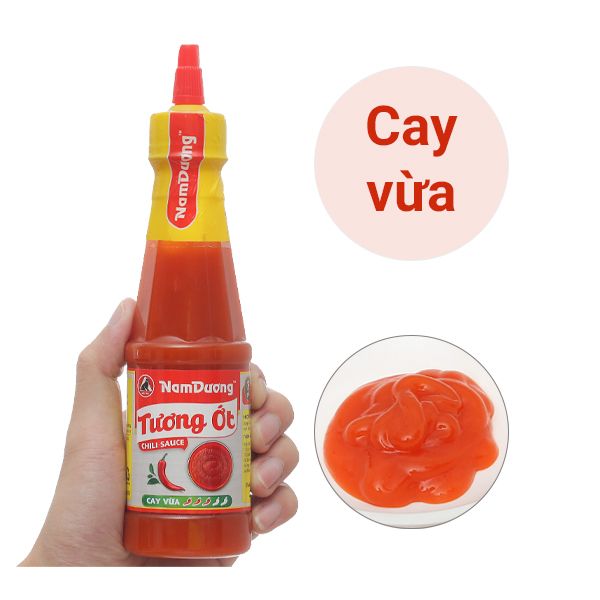 TƯƠNG ỚT NAM DƯƠNG CAY VỪA CHAI 255G (24 CHAI/THÙNG)