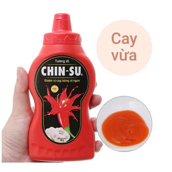 TƯƠNG ỚT CHINSU MN CHAI EO 3BL X 8 CHAI X 250GR