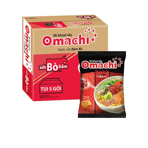 MÌ OMACHI XỐT BÒ HẦM 30GÓI X 80GR