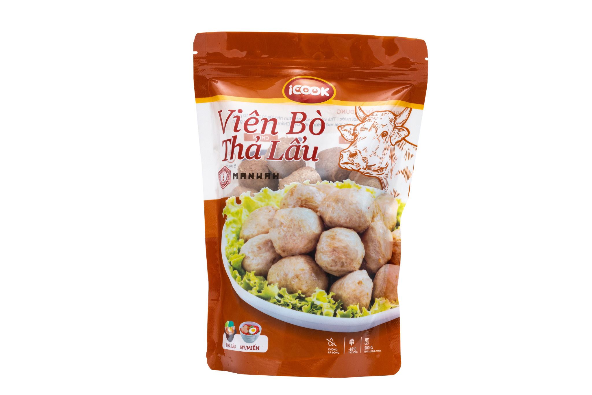 Viên bò iCook 500g