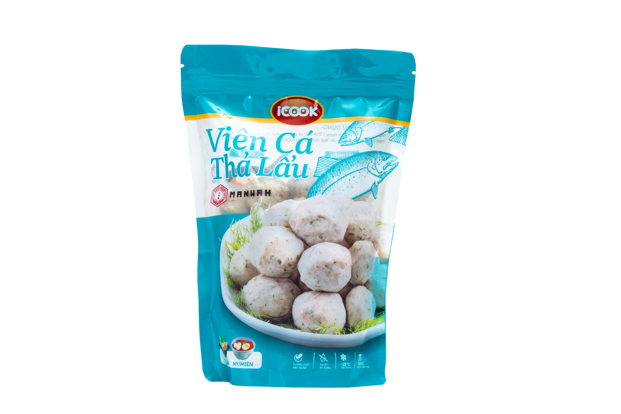 Viên cá iCook 500g