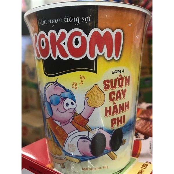MÌ KOKOMI SƯỜN HÀNH PHI 24LY X 65GR