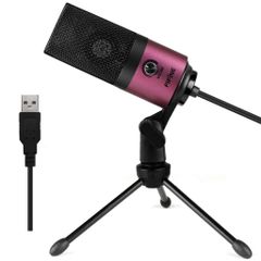 FIFINE K669 USB MICROPHONE WITH VOLUME DIAL FOR PODCASTING, RECORDING ON WINDOWS AND MAC