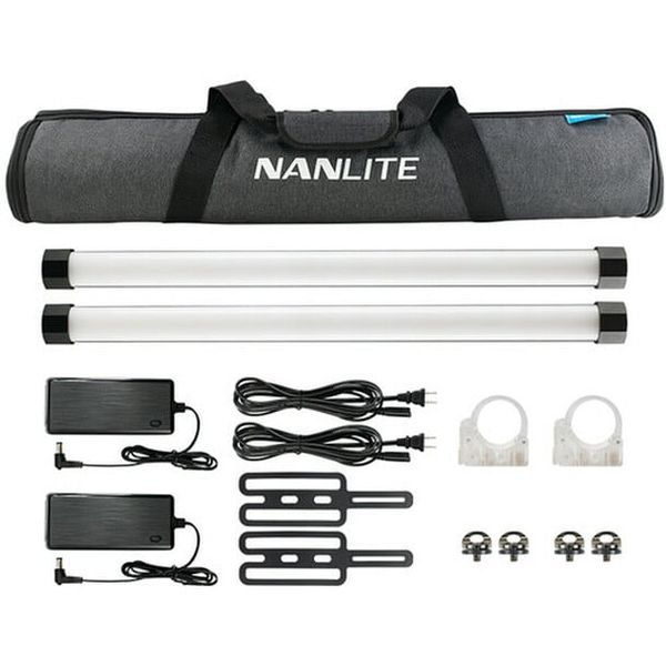 Nanlite Pavotube II 15X  2 Kit  - RGBW LED Tube with Battery & App Control