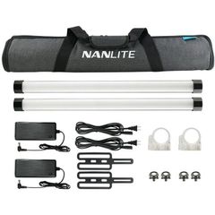 Nanlite Pavotube II 15X  2 Kit  - RGBW LED Tube with Battery & App Control