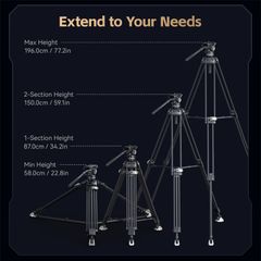 Chân Smallrig AD-Pro8 FreeBlazer Counterbalance Carbon Fiber Video Tripod Kit 4465