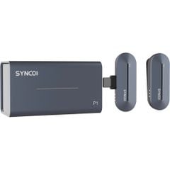 Synco P1ST / Micro Thu Âm Không Dây 1 Người Dùng cho Android jack USB Type-C (Màu Xanh Đen)