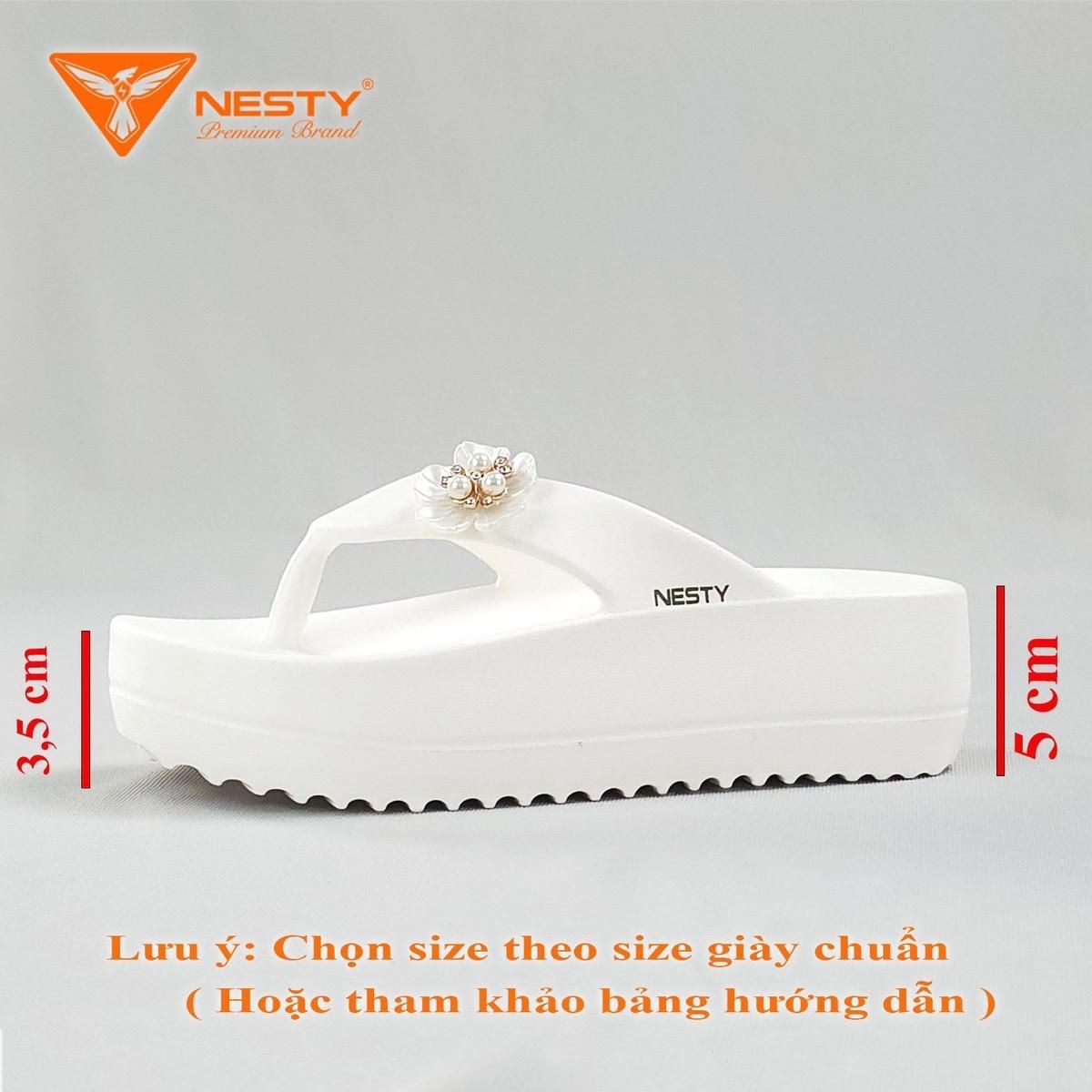 Dép Nữ Xỏ Ngón NESTY Đế Cao Thời Trang Kiểu Dáng Basic Chất Liệu EVA Mềm Mại - NE08