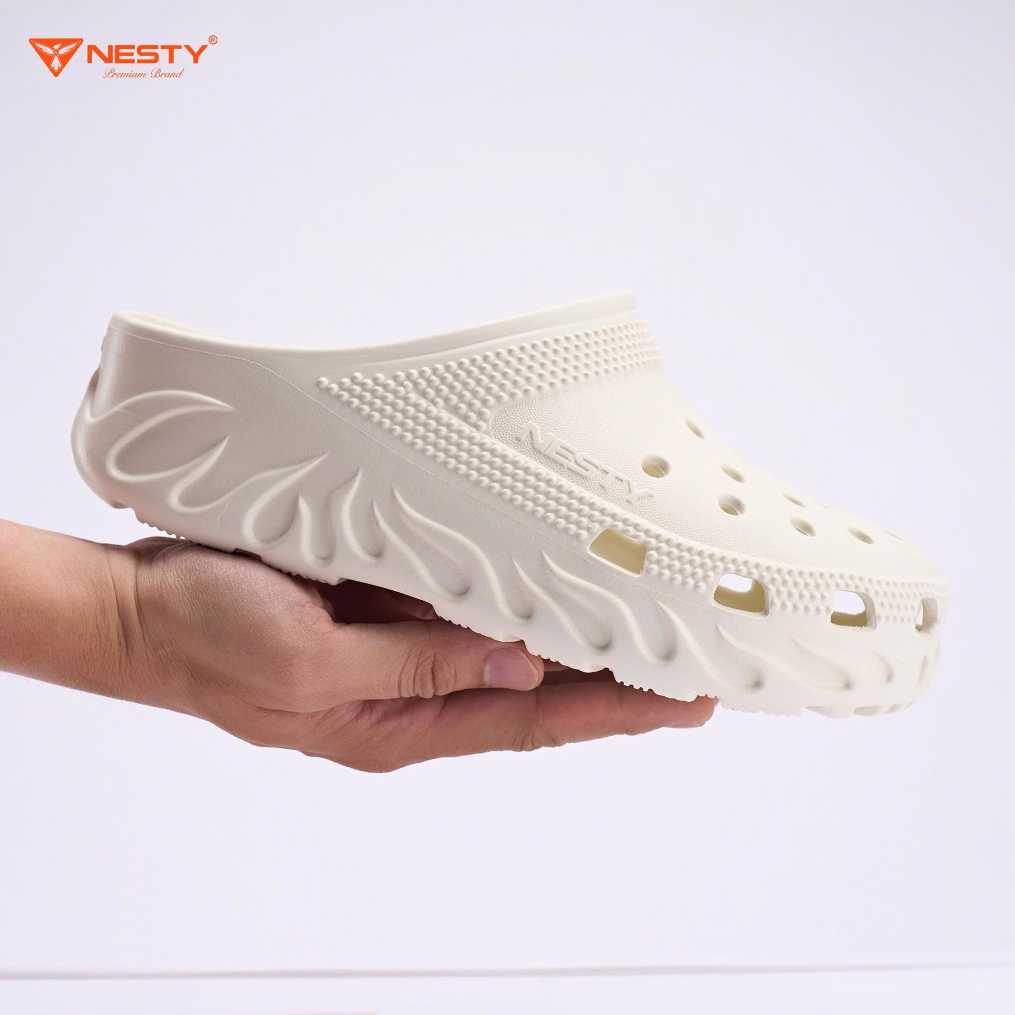 DÉP SỤC BIỂU TƯỢNG NGỌN LỬA THƯƠNG HIỆU NESTY MÃ NE25