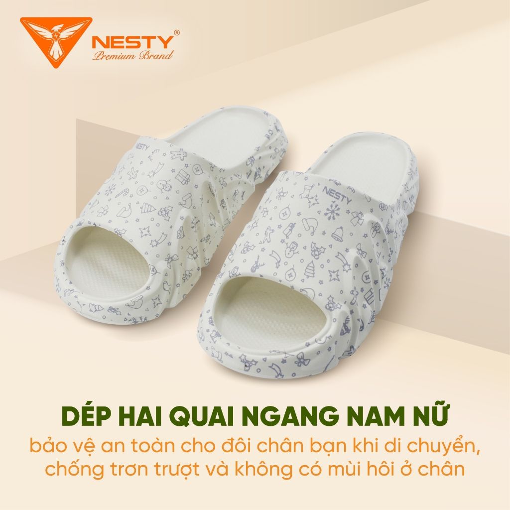 Dép Bánh Mì Họa Tiết Giáng Sinh NESTY Năng Động Thời Thượng NE05-3