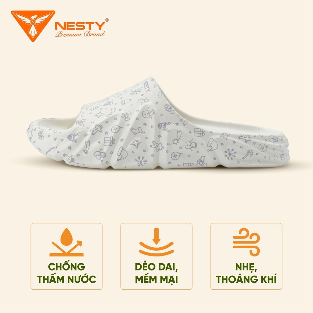 Dép Bánh Mì Họa Tiết Giáng Sinh NESTY Năng Động Thời Thượng NE05-3