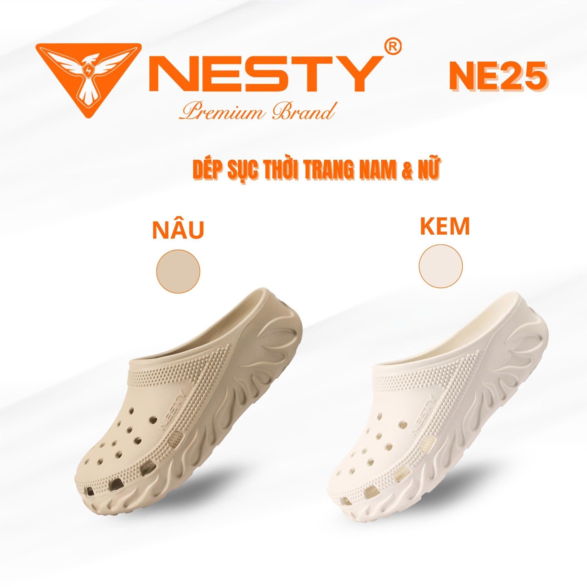 DÉP SỤC BIỂU TƯỢNG NGỌN LỬA THƯƠNG HIỆU NESTY MÃ NE25