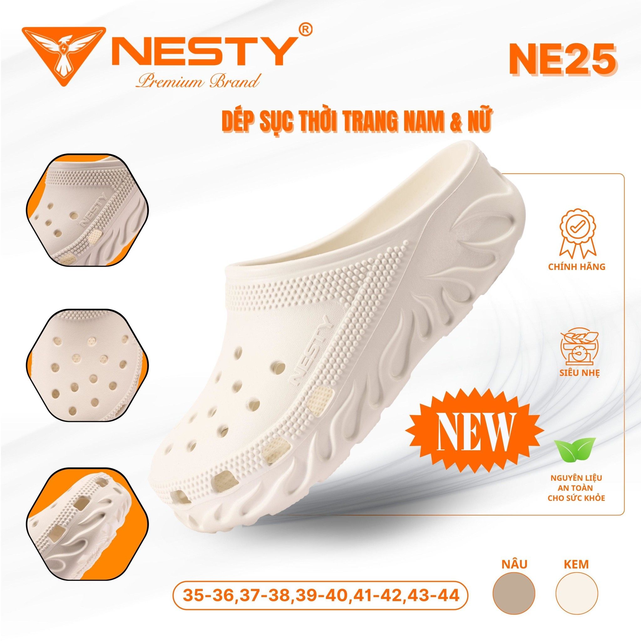 DÉP SỤC BIỂU TƯỢNG NGỌN LỬA THƯƠNG HIỆU NESTY MÃ NE25
