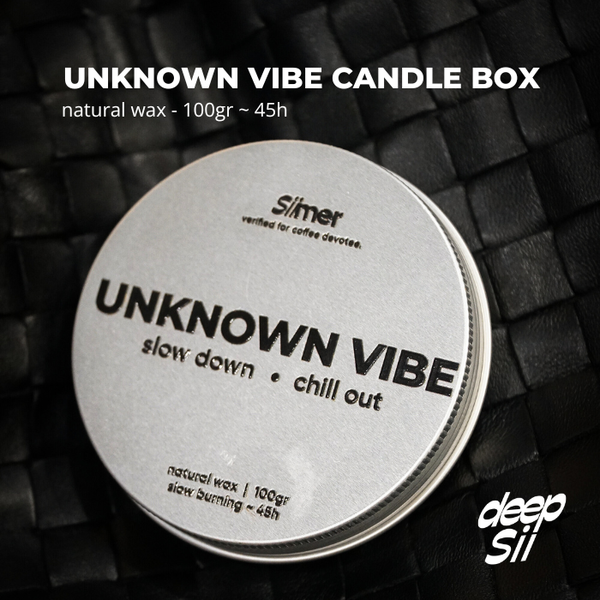 UNKOWN VIBE CANDLE BOX 100GR