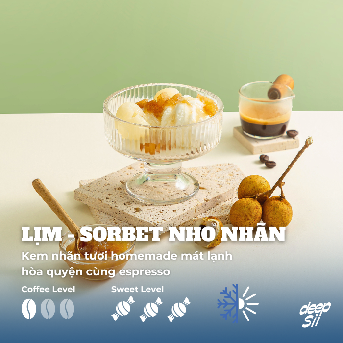 LỊM - SORBET NHO NHÃN