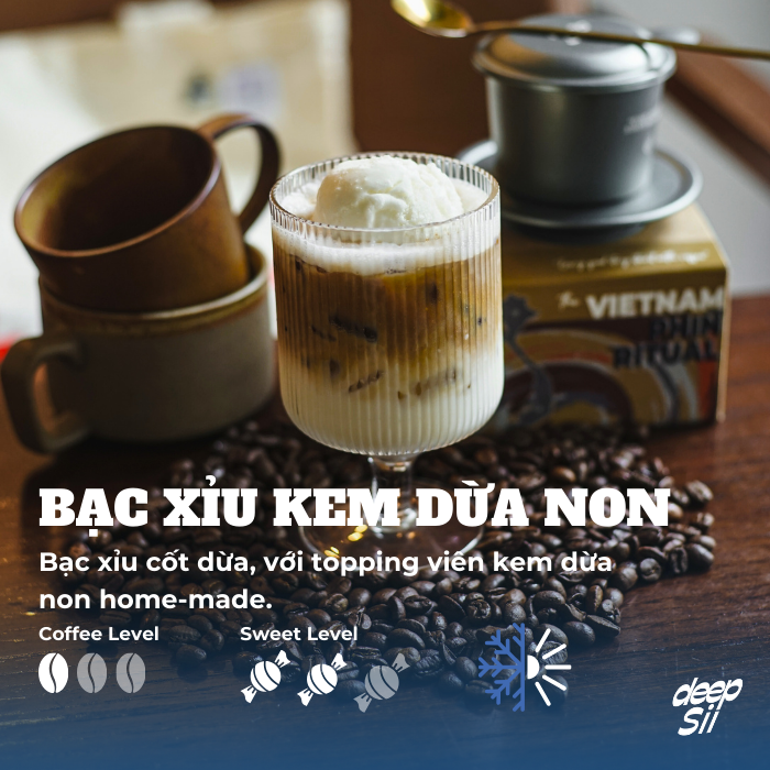 BẠC XỈU KEM DỪA NON