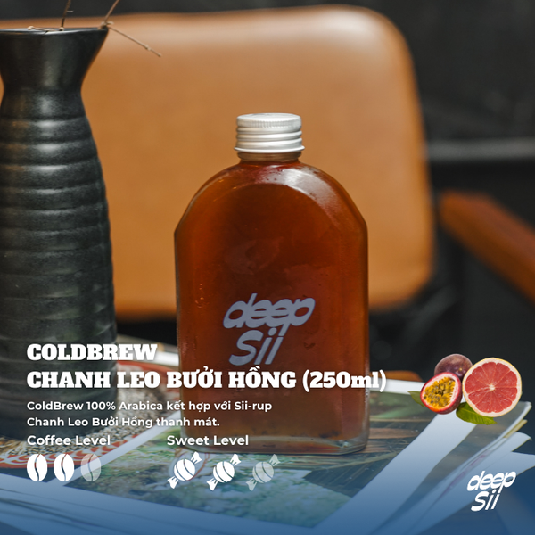 COLDBREW CHANH LEO BUỞI HỒNG - 250ML