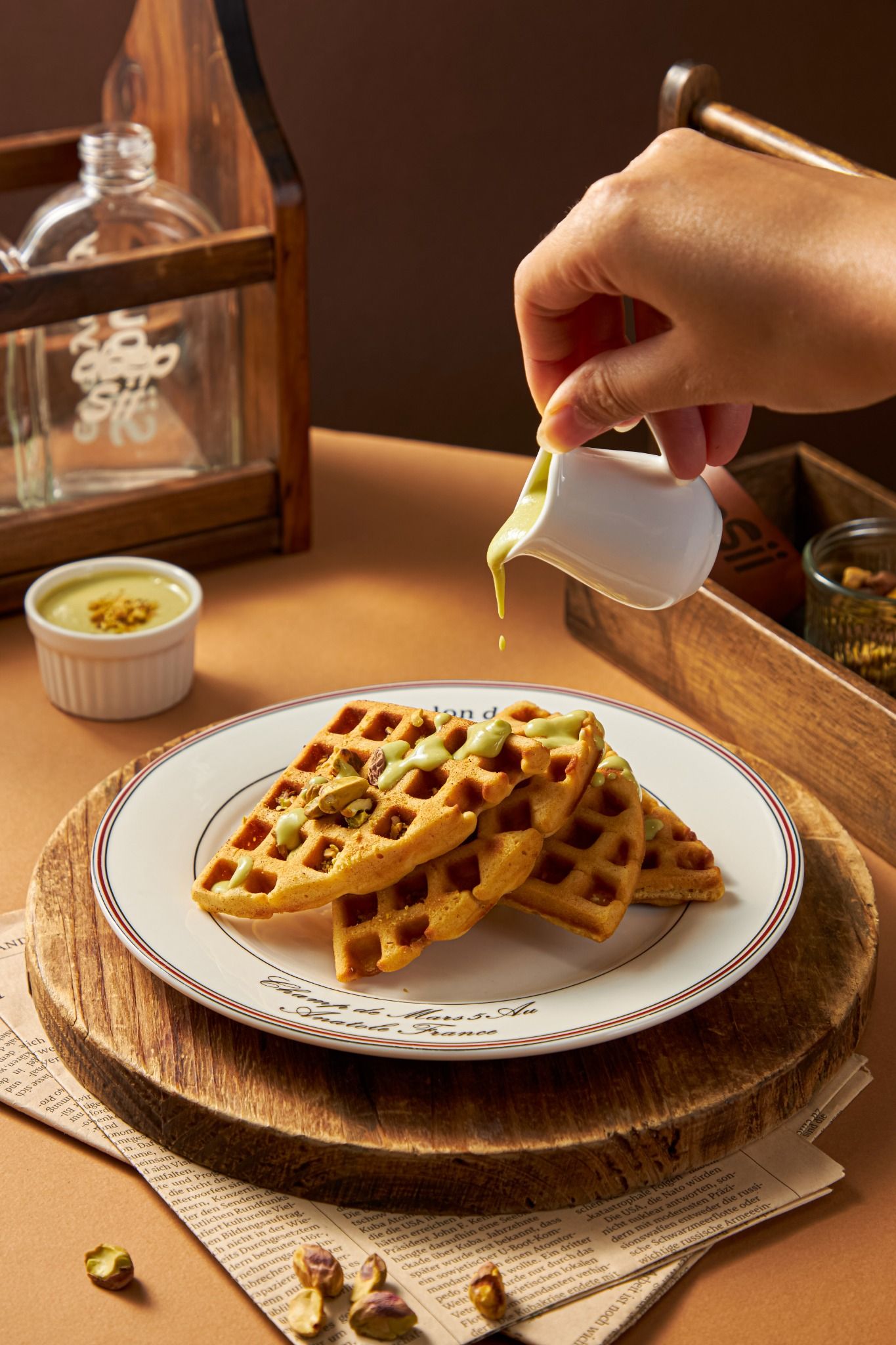 WAFFLE PISTACHIO