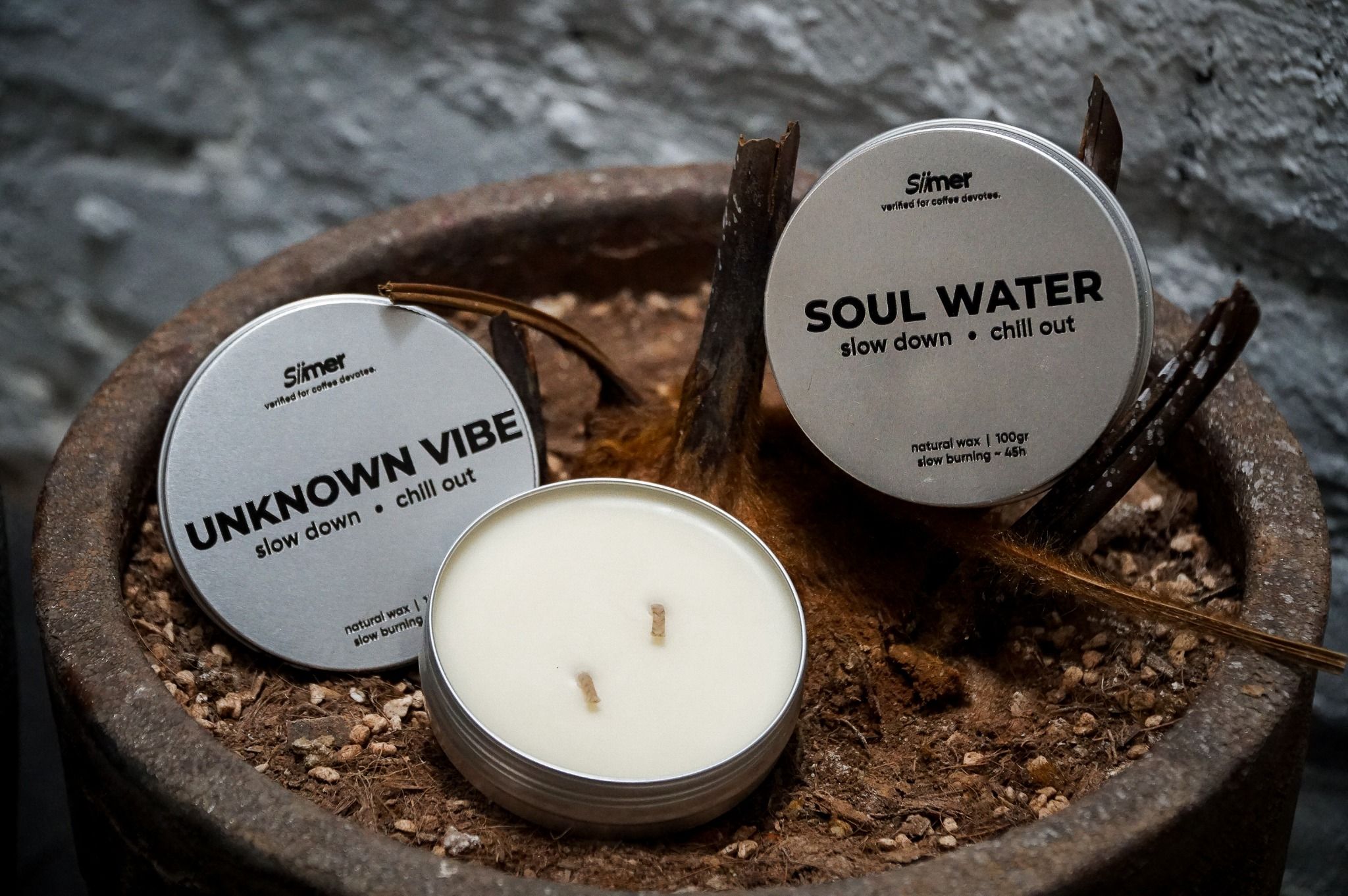 SOUL WATER CANDLE BOX - 100GR