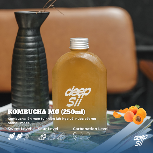 KOMBUCHA MƠ - 250ML