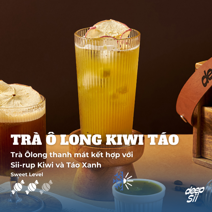 TRÀ Ô LONG KIWI TÁO