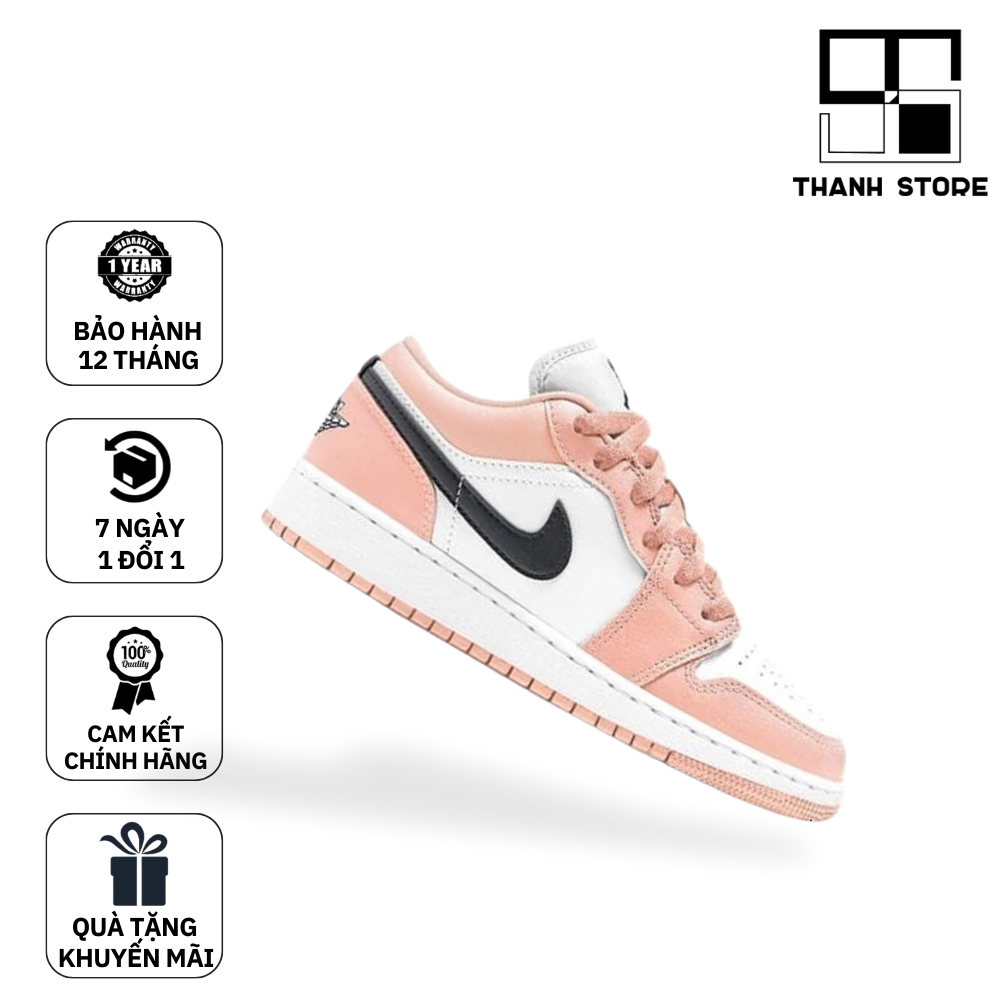 AIR JORDAN 1 LOW ‘LIGHT ARCTIC PINK’ - 553560-800 – NJ1LAP