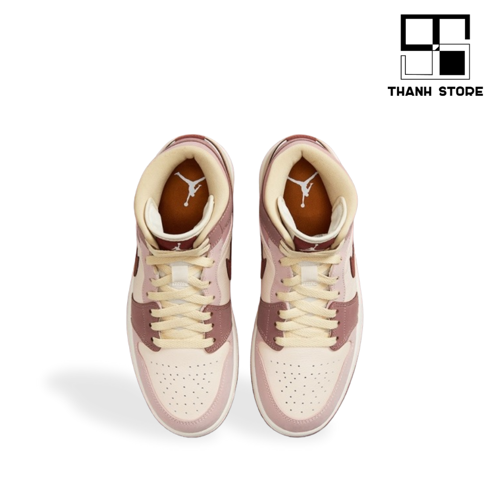 AIR JORDAN 1 LOW RED BEAN - DO7450-201– NJLRB