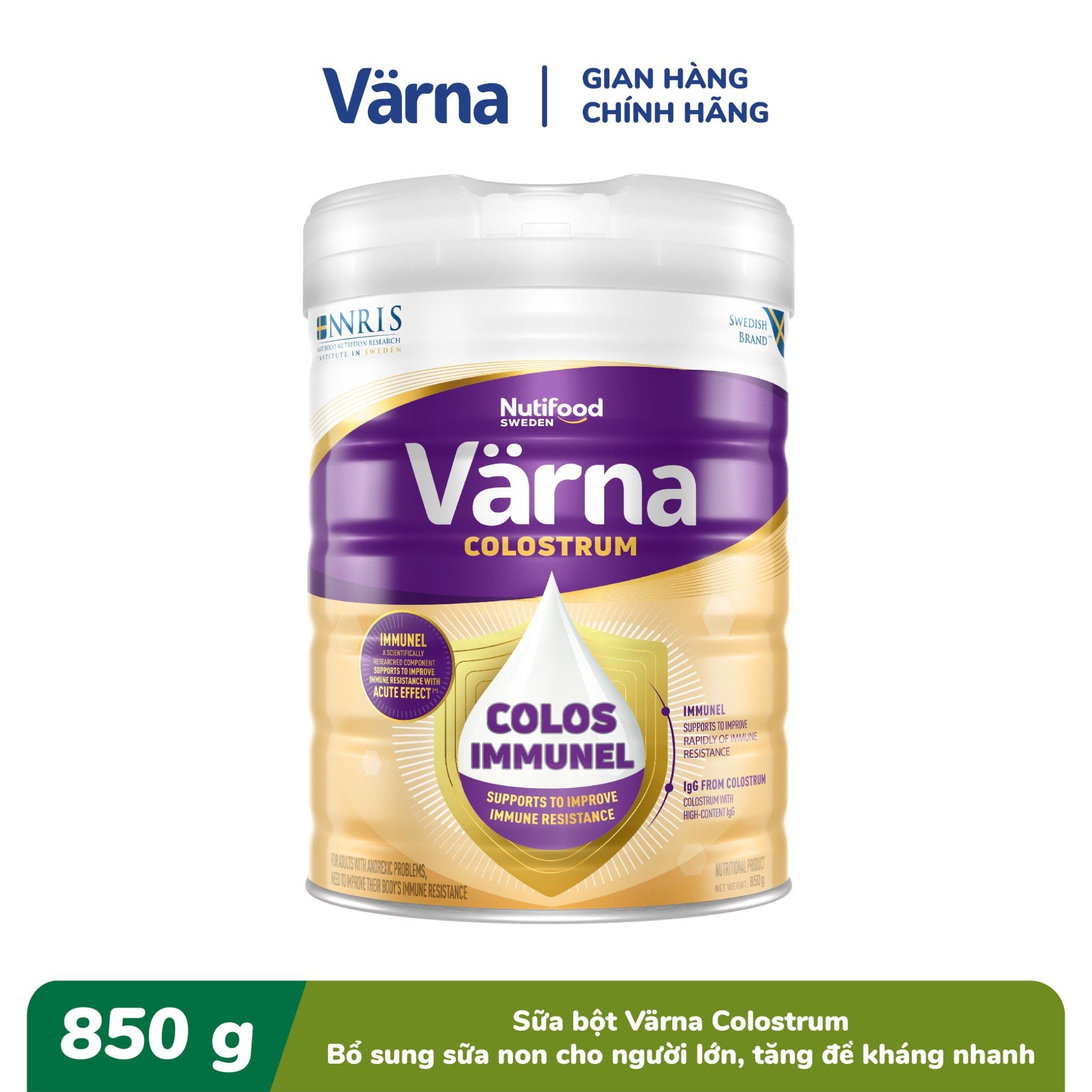 Sữa Bột Varna Colostrum Lon 850g