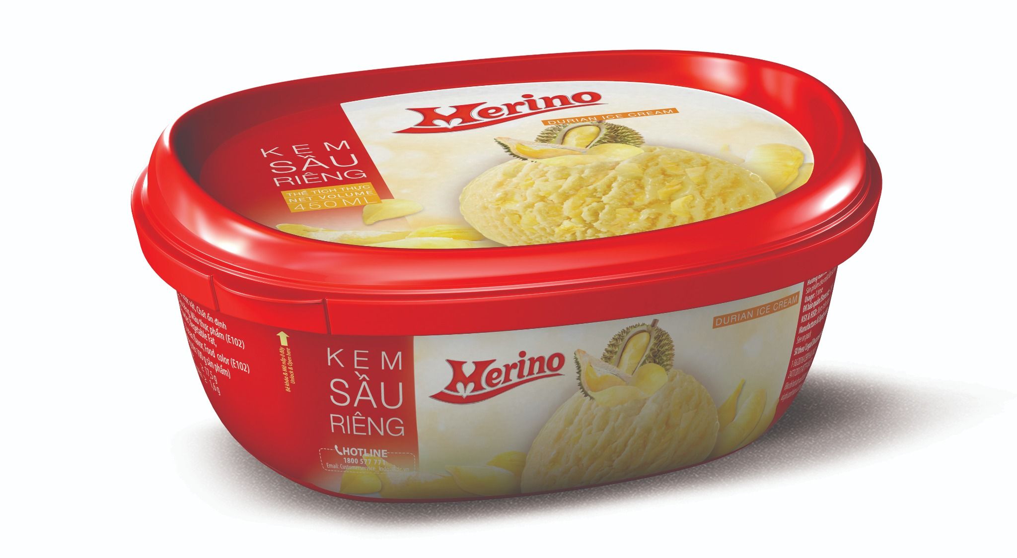 Kem Merino Hop Sau rieng 450mlx6