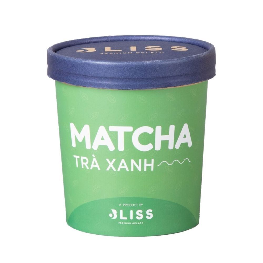 KEM TRÀ XANH 473ML BLISS PREMIUM GELATO
