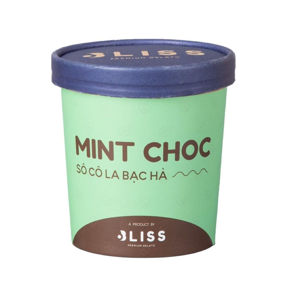 KEM SÔ CÔ LA BẠC HÀ 473ML BLISS PREMIUM GELATO